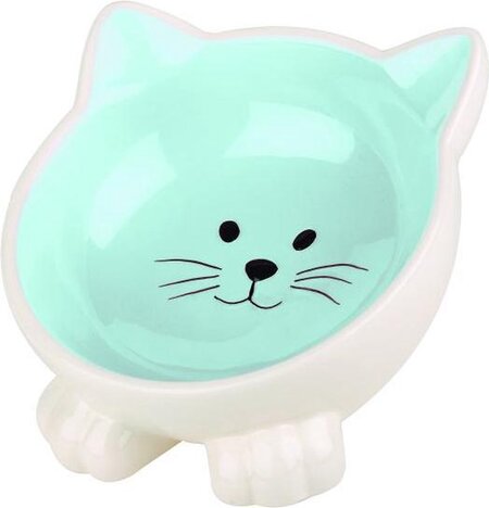 keramiek katten voerbak