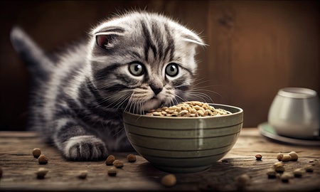 kattenvoerbak dubbel