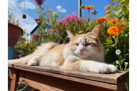 buiten kattenbak