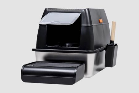 roestvrijstalen kattenbak